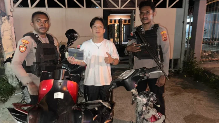 Quick Respon Pos Patmor Abe, Motor Hilang Milik Warga Berhasil Ditemukan