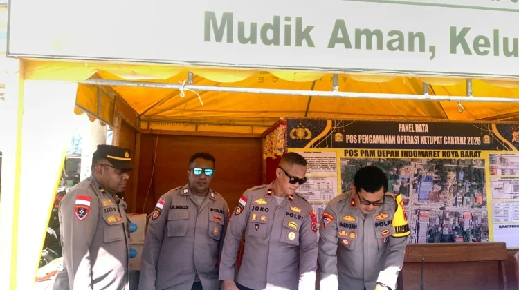 Kabag Ops Polresta Intens Lakukan Monitoring Pos Ops Ketupat Cartenz-2026