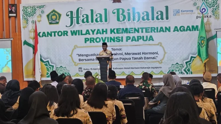 Halal bihalal Kanwil Kemenag Papua, Tegaskan Komitmen Jaga Harmoni dan Kedamaian