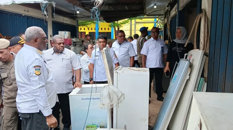 Pemkot Jayapura Penataan Ulang Pasar Entrop usai Temukan Jadi Hunian