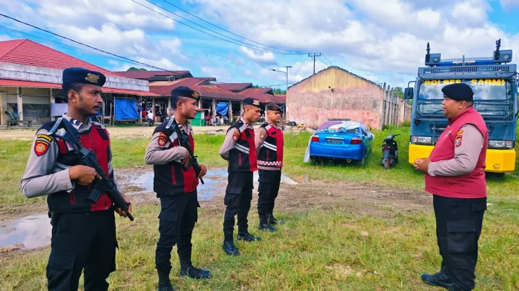 Polres Sarmi Intensifkan Patroli di Pasar Sentral Mararena