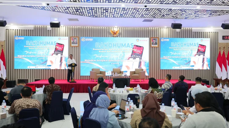 Sekjen ATR/BPN Minta Humas Satu Persepsi soal Sertipikat Elektronik