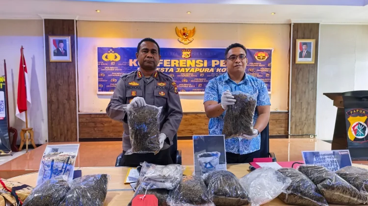 Kurir Ganja 8,3 Kg di Jayapura ternyata Residivis