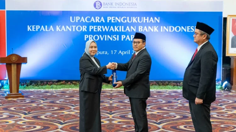Pengukuhan Kepala BI Papua, Dorong Sinergi dan Inovasi Ekonomi Daerah