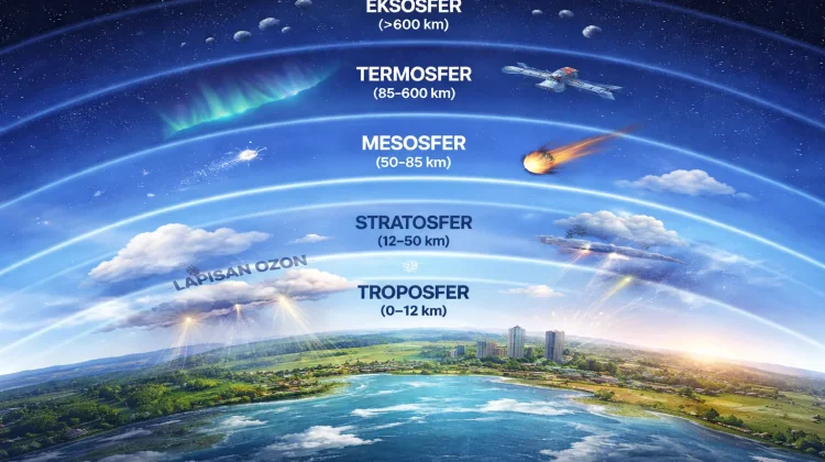 Lapisan Atmosfer Bumi Jadi Pelindung Utama Kehidupan