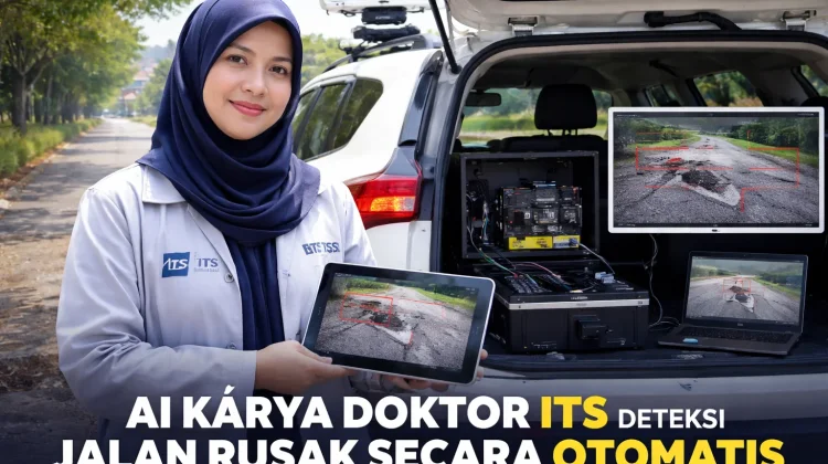 AI Karya Doktor ITS Deteksi Jalan Rusak secara Otomatis
