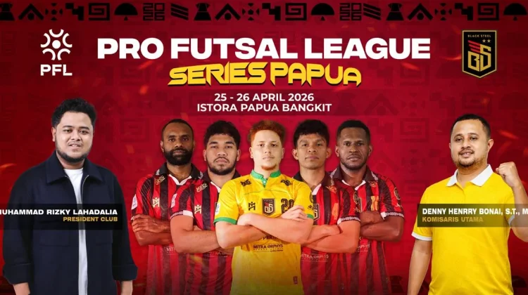 Pro Futsal League 2026, Black Steel Papua Target Kejayaan di Rumah Sendiri