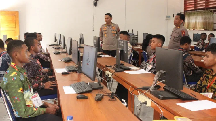Polda Papua Menggelar Pelaksanaan CAT Psikologi Calon Taruna/i Akpol