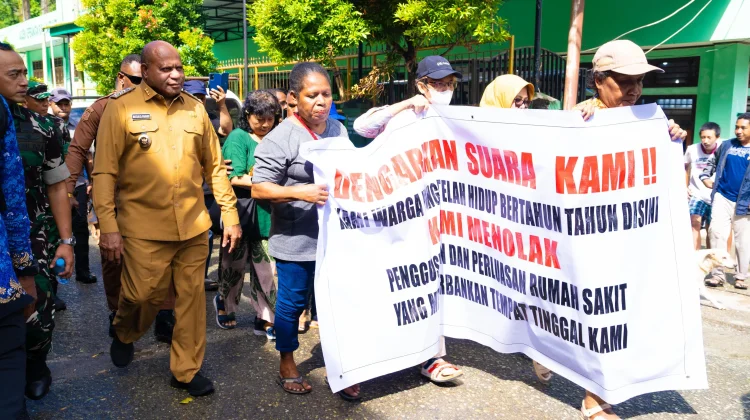 Warga Tolak Pengembangan RS Mathen Indey di Jayapura