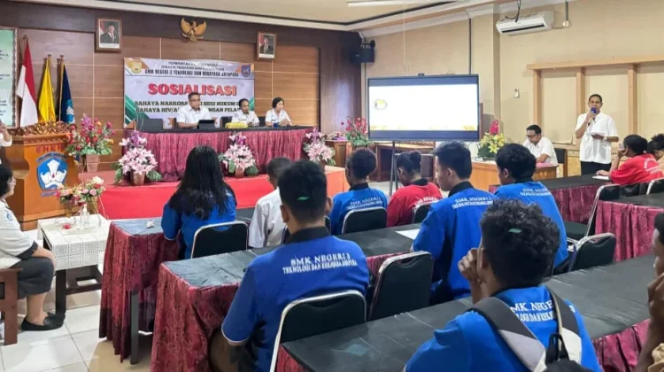 Polresta Jayapura Kota Menggelar Edukasi Bahaya Miras dan Narkoba