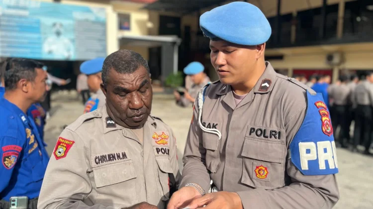 Bidpropam Polda Papua Gelar Gaktibplin di Polresta Jayapura Kota