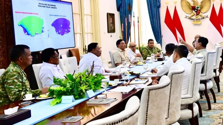 Ratas Presiden Bahas Pematangan Giant Sea Wall Pantura