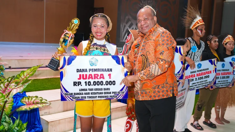 PKK Papua Dorong Kreativitas Anak lewat Lomba Tari Kreasi