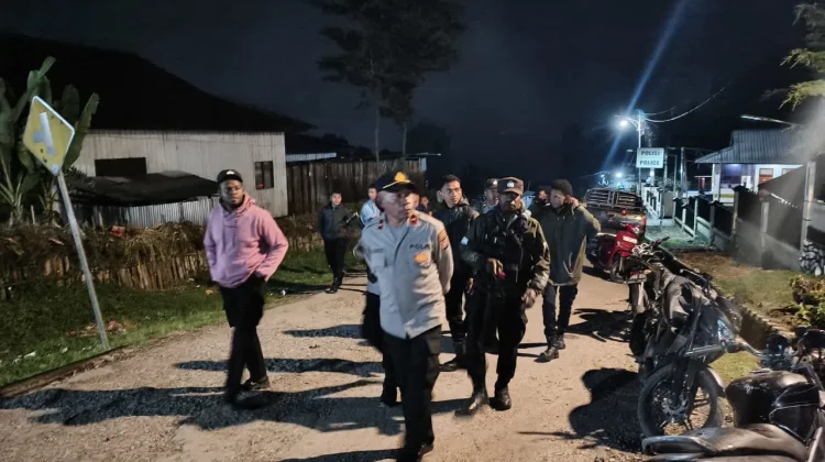 Polres Tolikara Menggelar Patroli Kamtibmas