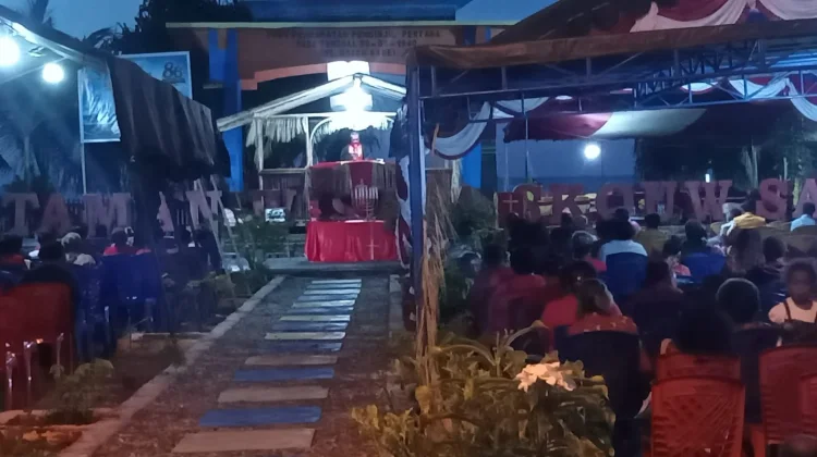 GKI Tehupa Skouw Sae Gelar Perayaan HUT PI dan Peresmian Gedung Baru