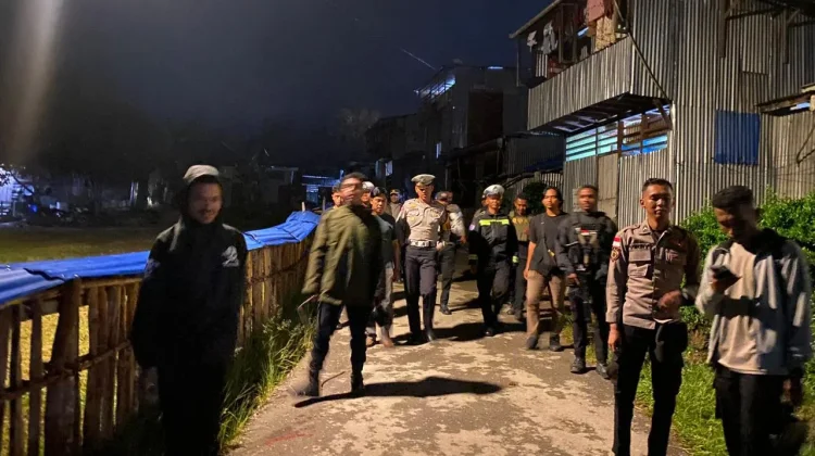 Polres Tolikara Menggelar Patroli Kamtibmas