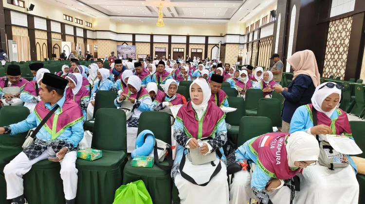 CJH Papua Kloter 27 UPG Mulai  Masuk Asrama Haji Sudiang Makassar