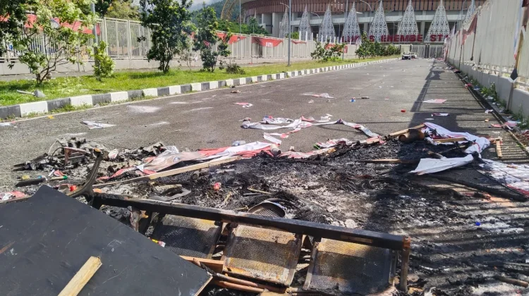 Polda Papua Terima Puluhan LP Pasca Kerusuhan di Stadion Lukas Enembe