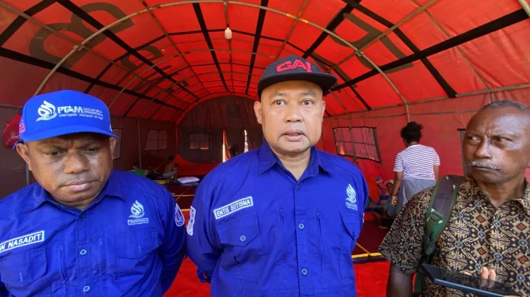 PT AMJ Gratiskan Perbaikan Sambungan Air Korban Kebakaran Dok 8