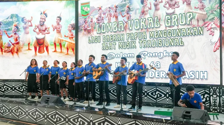 Meriahkan HUT ke-63, Kodam XVII/Cenderawasih Gelar Lomba Vokal Grup Lagu Daerah