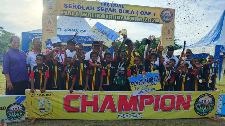 SSB Tunas Muda Hamadi Juara Festival SSB Orang Asli Papua 2026