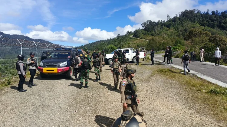Satgas ODC Menggelar Patroli Gabungan di Sugapa