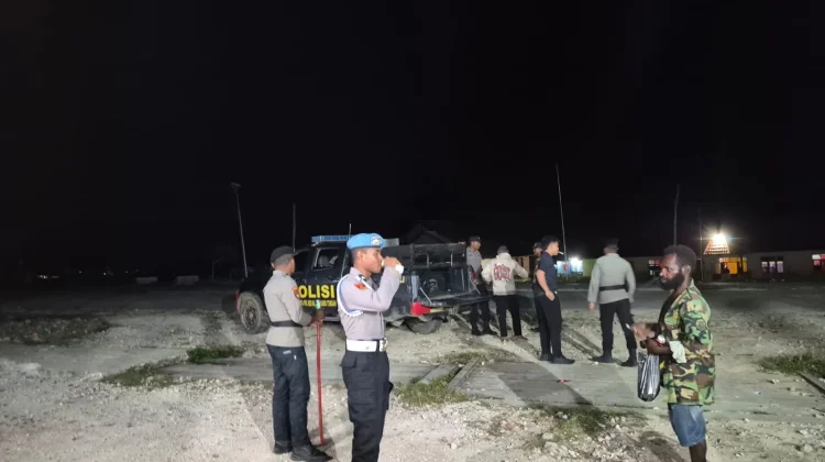 Jaga Kamtibmas, Polres Mamberamo Tengah Intensifkan Patroli Dialogis di Kobakma