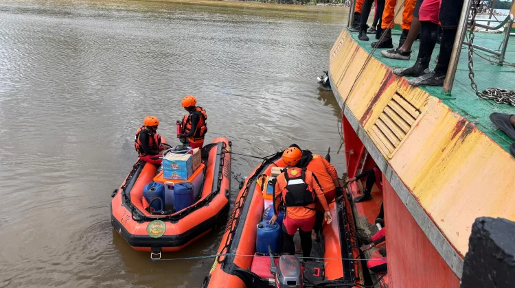 SAR Timika Gelar Latihan Penyelamatan Kecelakaan Pelayaran