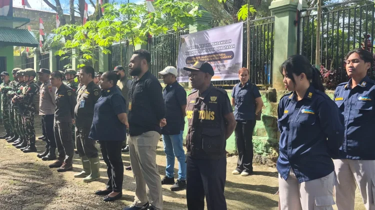 BBKHIT Papua Laksanakan Patroli Bersama di PLBN Skouw RI-PNG