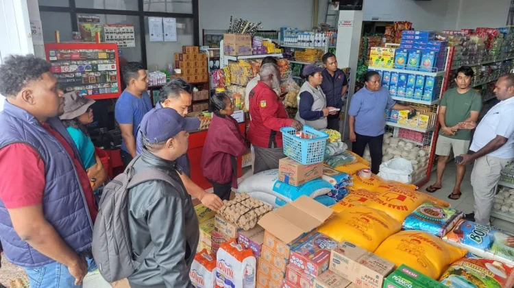 Jelang Iduladha, Polres Sarmi Sidak Pasar dan Pertokoan