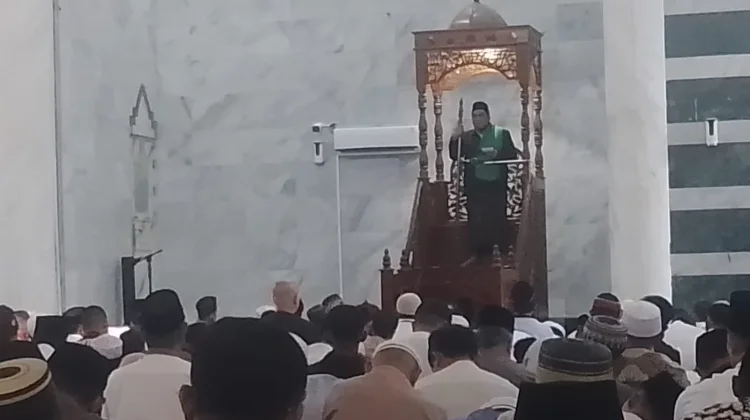 Ribuan Umat Muslim Padati Masjid Baiturrahim saat Salat Iduladha 1447 Hijriah