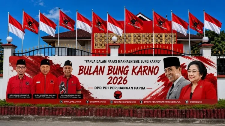PDIP Papua Matangkan Agenda Bulan Bung Karno 2026