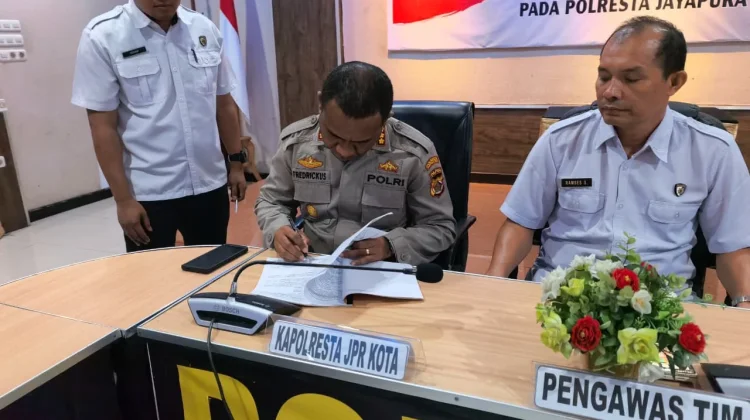 Komitmen Berbenah, Polresta Jayapura Kota Tutup Audit Kinerja dengan Taklimat Akh