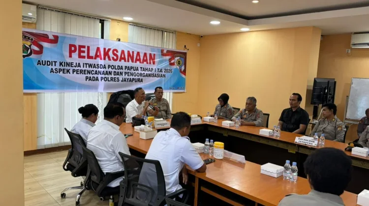 Polres Jayapura Terima audit Kinerja Itwasda Polda Papua