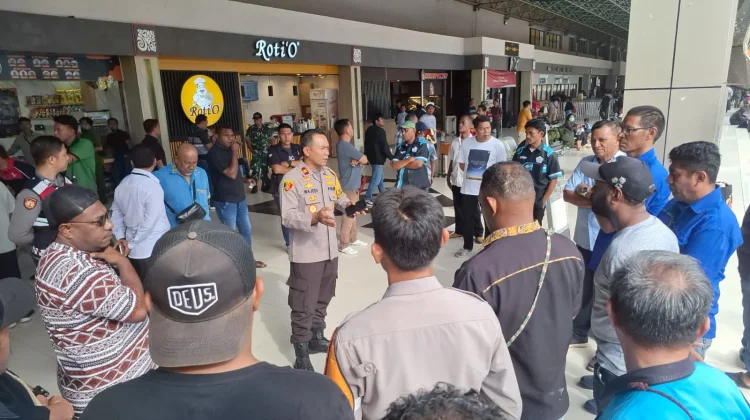 Polsek Kawasan Bandara Gelar Patroli dan Himbauan Kamtibmas
