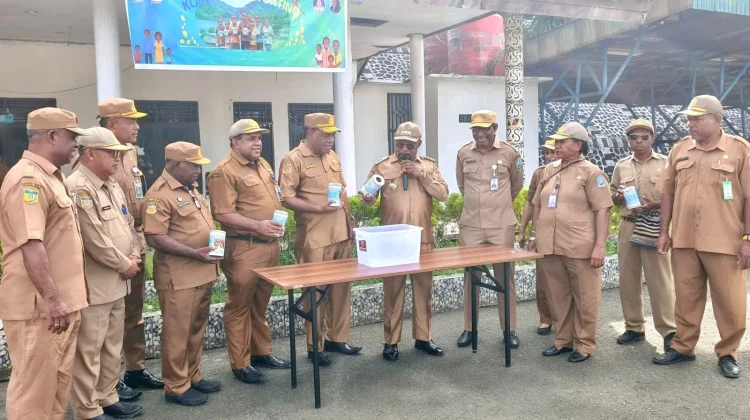 Apel Rutin ASN Dirangkaikan Dengan Penghitungan Koin Peduli Stunting