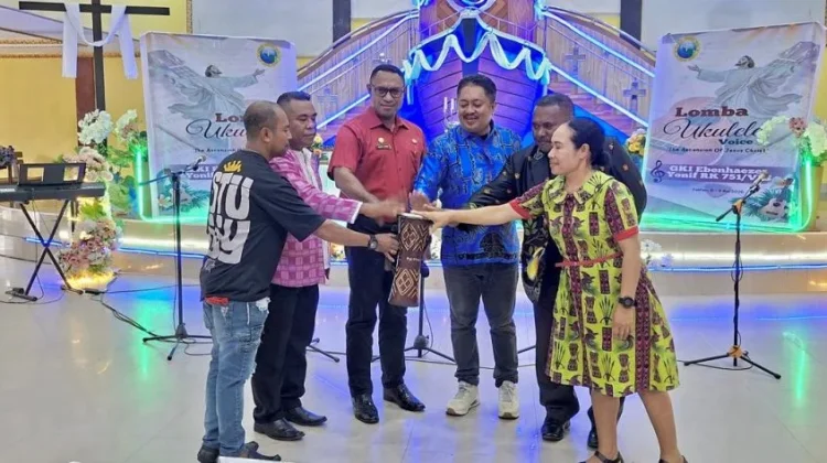 Pemkab Jayapura Apresiasi Kegiatan Lomba Ukulele Voice