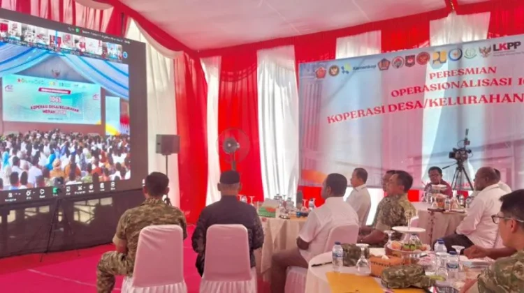 Peresmian Koperasi Merah Putih di Kabupaten Jayapura