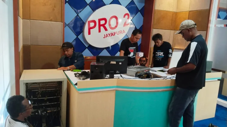 RRI Jayapura Pindah Studio Pro2, Siaran Dipastikan Tetap Mengudara