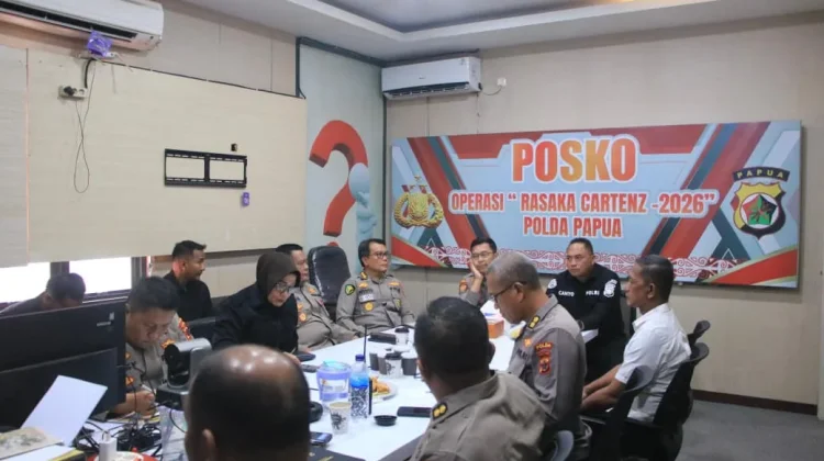 Polda Papua Menggelar Evaluasi Operasi Rasaka Cartenz 2026