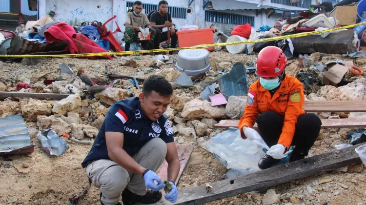 Tim Gabungan Perluas Penyisiran Lokasi Ledakan Mortir di Biak