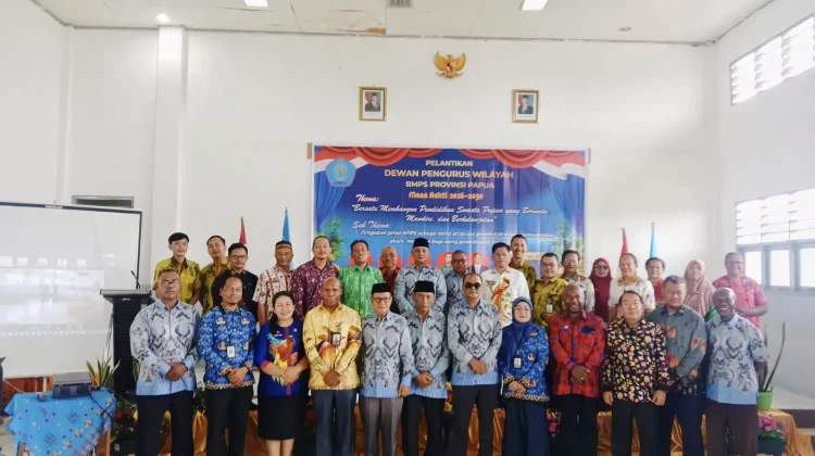 Resmi Dilantik, Pengurus BMPS Papua di Minta Majukan Sekolah Swasta di Tanah Papua