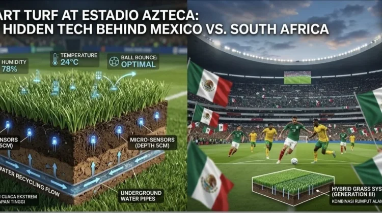 Rahasia 'Smart Turf' Teknologi Senyap Stadion Azteca Piala Dunia 2026