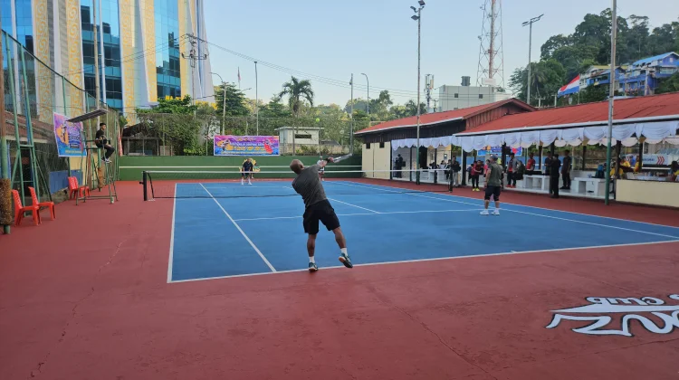 Rangkaian HUT Bhayangkara, Polda Papua Menggelar Turneman Tenis Kapoda Cup 2026