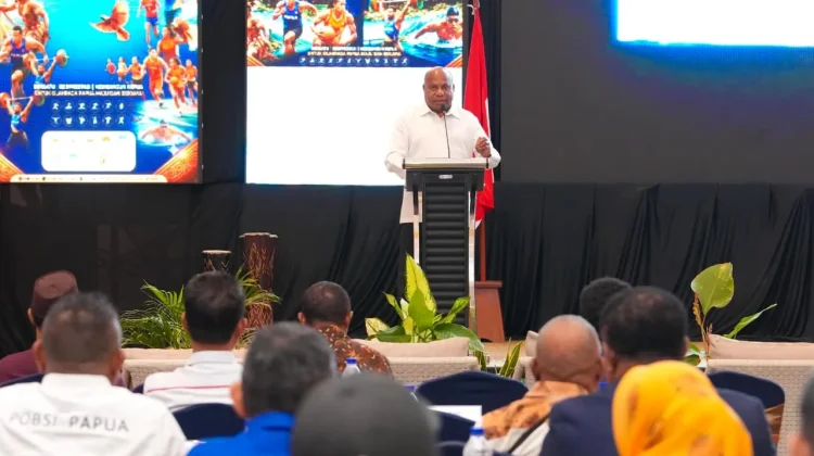 Matius Fakhiri Terpilih Aklamasi Ketum KONI Papua 2026-2030