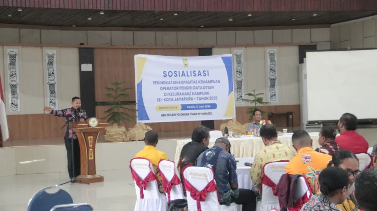 Pemkot Jayapura Perkuat Operator DTSEN, Minimalisir Salah Sasaran Bansos