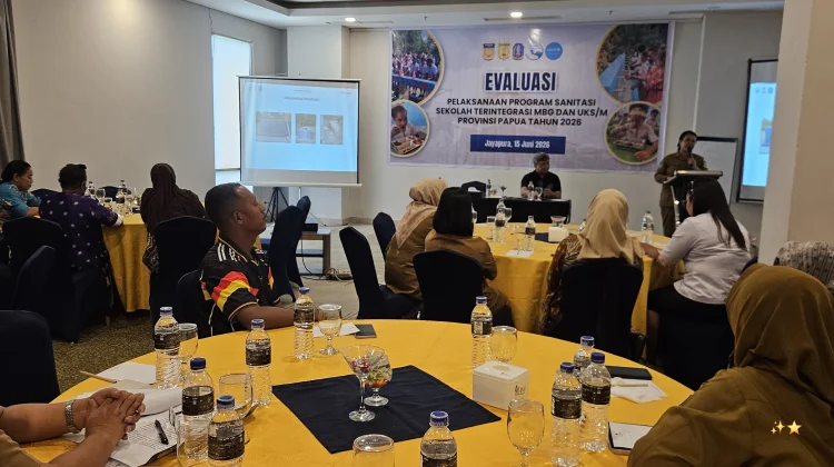 UNICEF dan Pemprov Papua Evaluasi Program Sanitasi Sekolah Terintegrasi MBG
