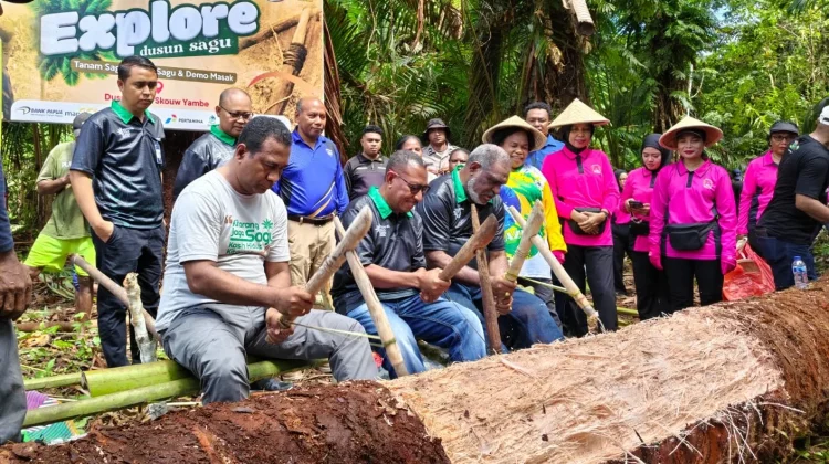 Dari Dusun Sagu, Kapolresta Mendorong Dorong Pelestarian Sagu yang Berkelanjutan