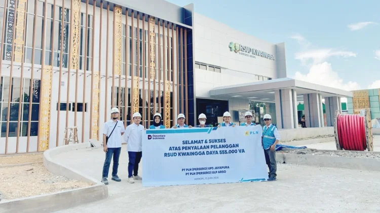 PLN Pasok Daya Listrik untuk Operasional Gedung Baru RSUD Kwaingga
