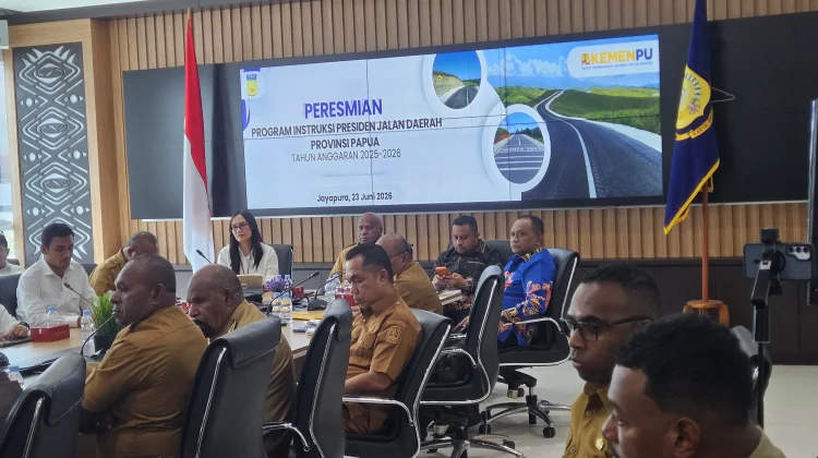 Program IJD Bangun 35,6 Kilometer Jalan di Papua
